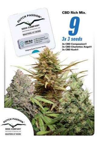 CBD Feminized Mix 9szt - Dutch Passion, Nasiona Marihuany, Konopi, Cannabis