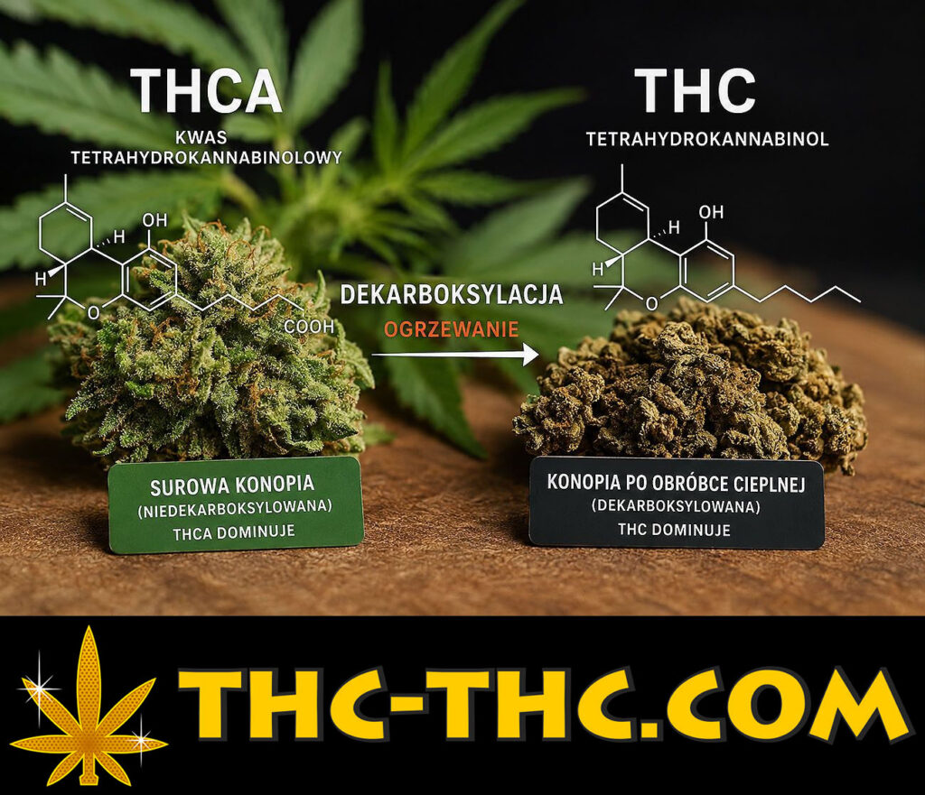 thc vs thca, właściwości i różnice tych związków