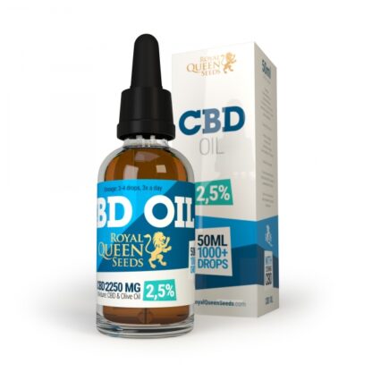 Olej Konopny CBD 2.5%, 50ml - Royal Queen Seeds, Produkt, Sklep